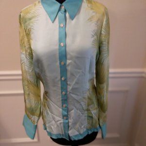 Tommy Bahama Silk Blouse, new with tags, Sz. Small